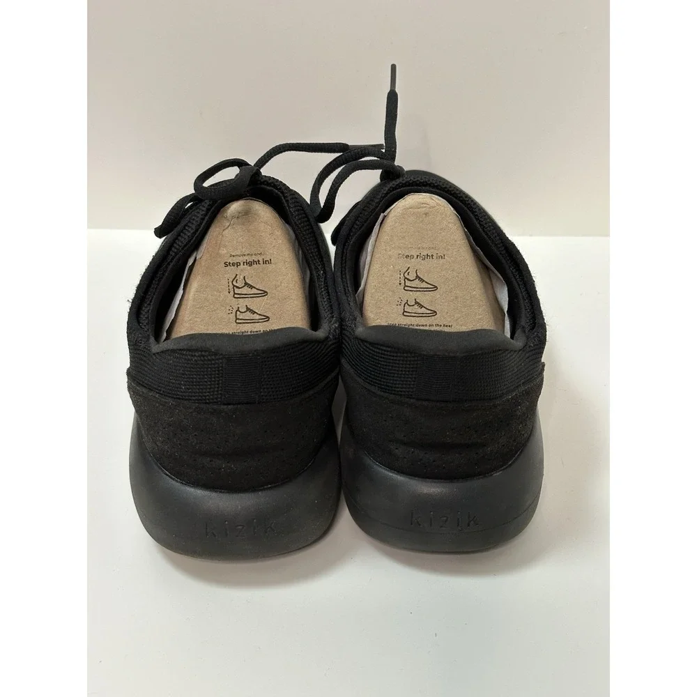 Kizik Madrid Eco-Knit Hands‎ Free Men's 11.5/ Women's 13 Slip On Shoes Black